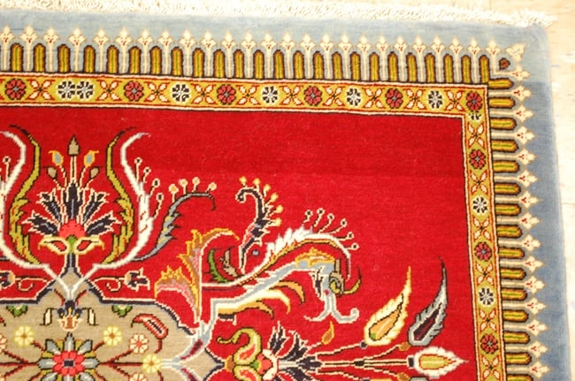 Persian KASHAN RUG 2'3" x3'1" - 3