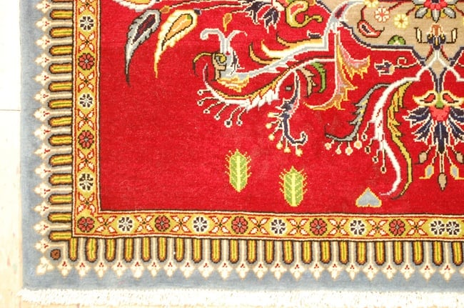 Persian KASHAN RUG 2'3" x3'1" - 4