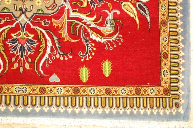 Persian KASHAN RUG 2'3" x3'1" - 5