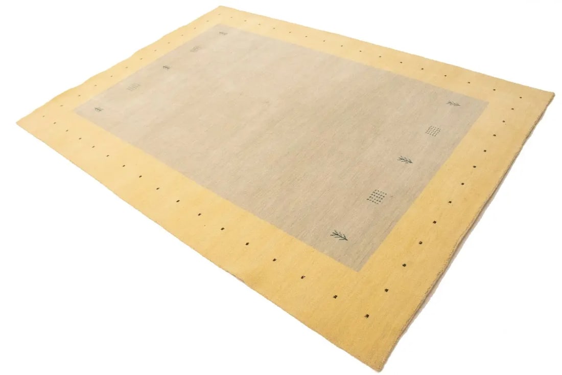 Beige Tribal 6X8 Lori Gabbeh Oriental Rug - 4
