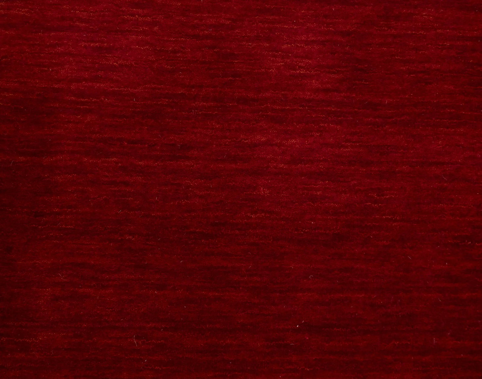 Red Modern Solid 3X12 Gabbeh Oriental Runner Rug - 8