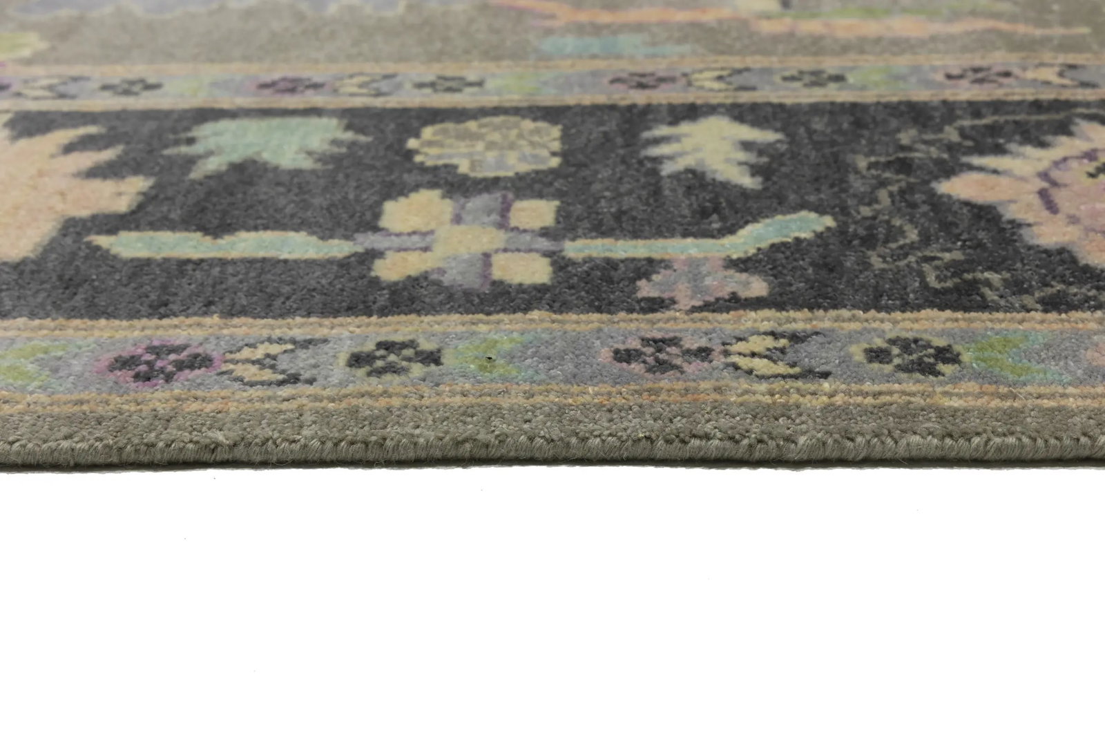 Floral Colorfast 9X12 Oushak Chobi Oriental Rug - 16