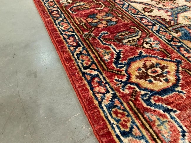 STUNNING FINE SERAPI RUG 5'.1"x7' - 5