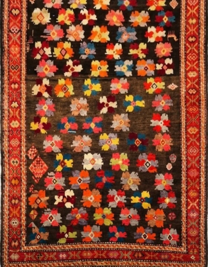 Hand Knotted Karabagh Tribal Wool Runner Caucasian Oriental Area Rug 5' x 11'6" - 2
