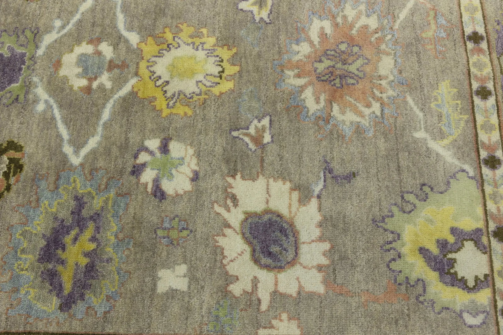 Floral Colorfast 8X10 Oushak Chobi Oriental Rug - 13