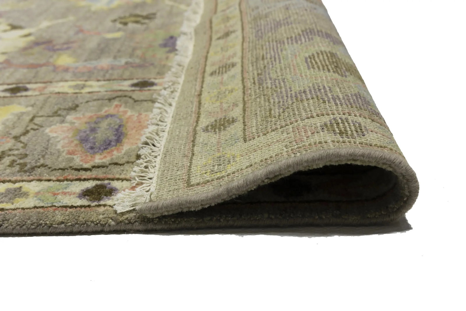 Floral Colorfast 8X10 Oushak Chobi Oriental Rug - 15