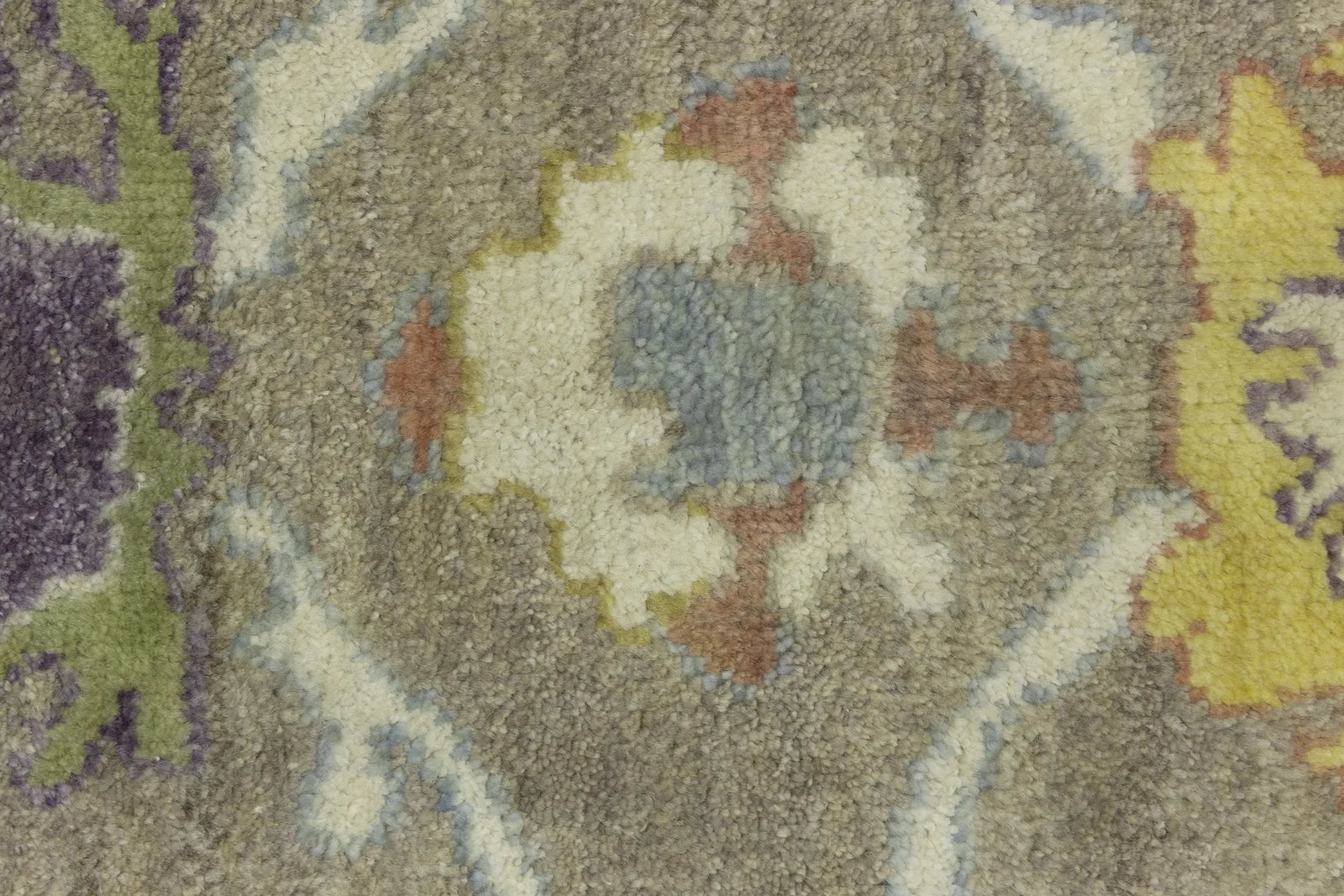 Floral Colorfast 8X10 Oushak Chobi Oriental Rug - 9