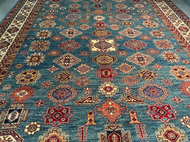 Fine Super Kazak Rug 10x13 - 3