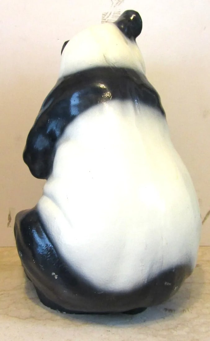 Vintage Marwal Industries Large Panda Chalkware Sculpture - 6