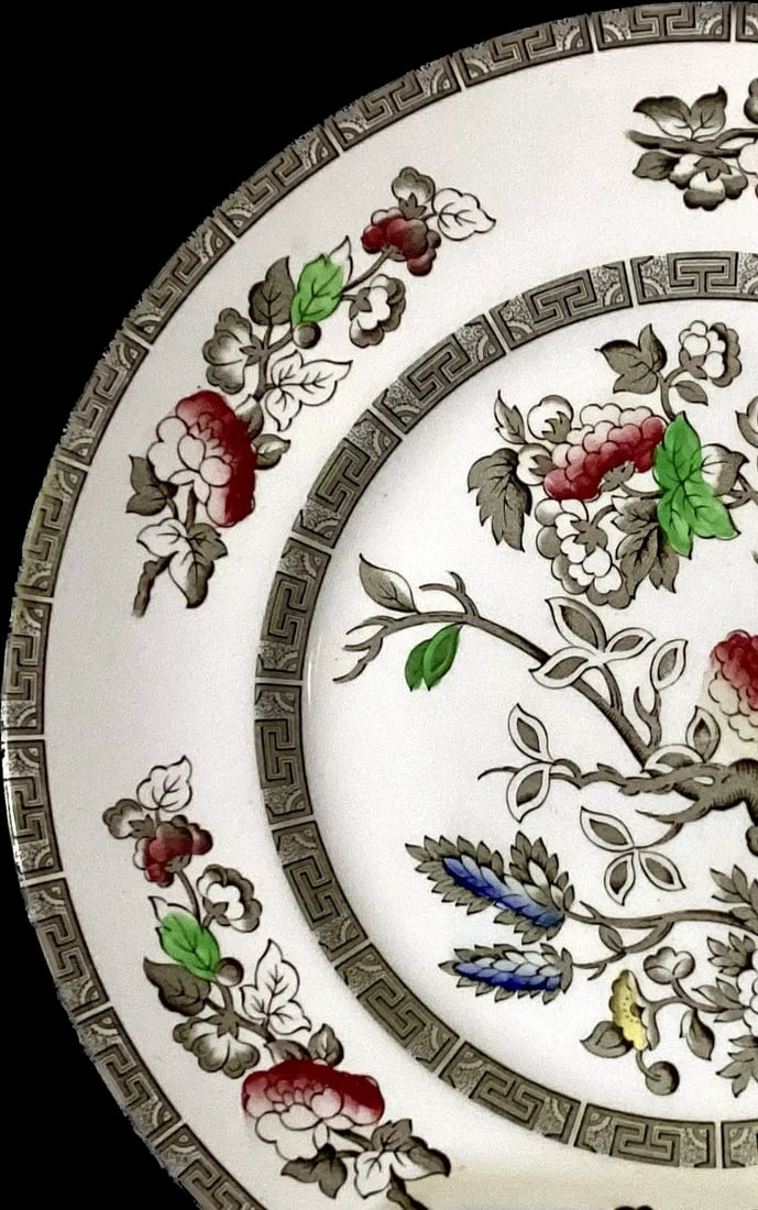 Set of Ridgeway of Staffordshire England "Indian Tree" Plates - 3