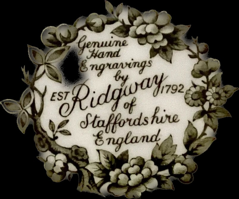 Set of Ridgeway of Staffordshire England "Indian Tree" Plates - 8