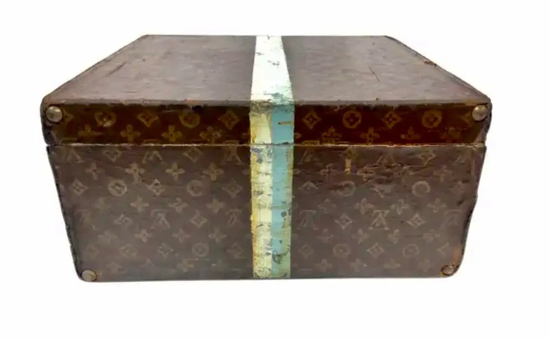 Antique Louis Vuitton Monogram Cube Trunk - 11