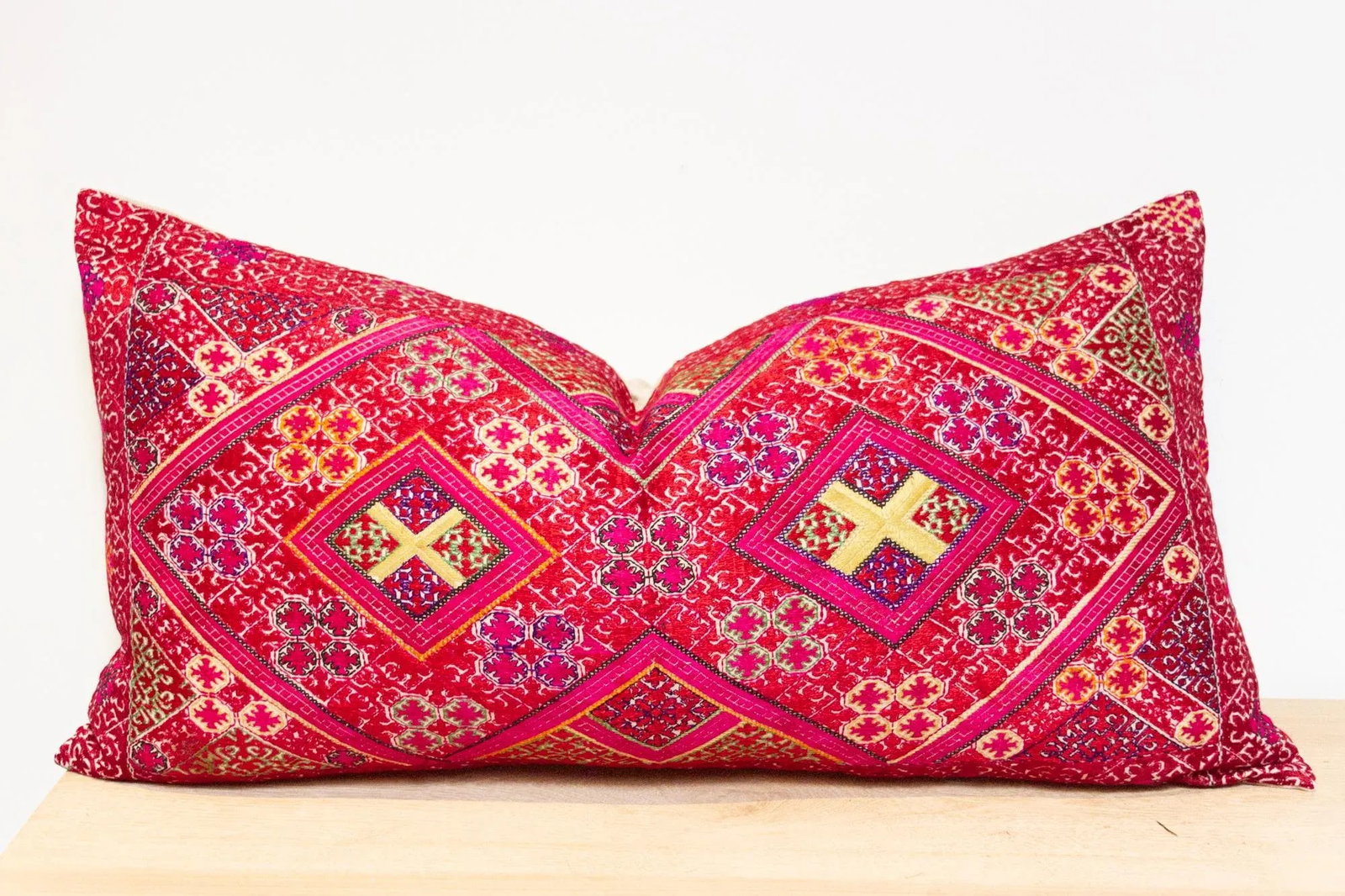 Antique Nilgiri Sindh Silk Pillow - 4