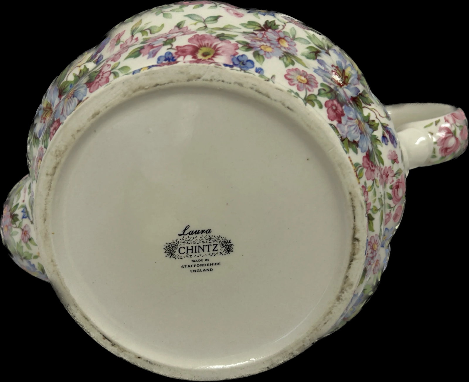 Vintage English Staffordshire Laura Chintz Teapot - 6