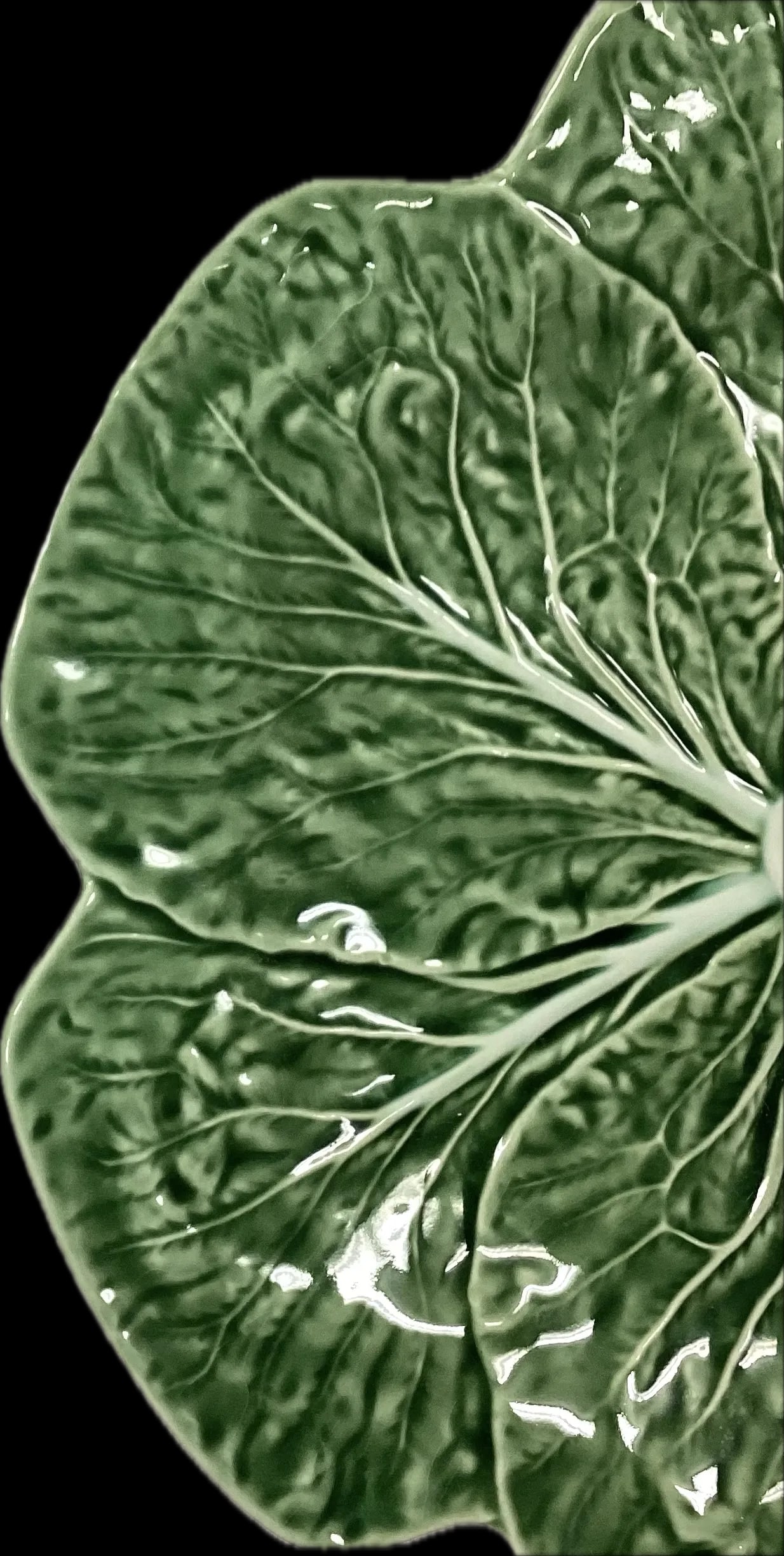 Bordallo Pinheiro Cabbage Leaf Serving Plate - 2
