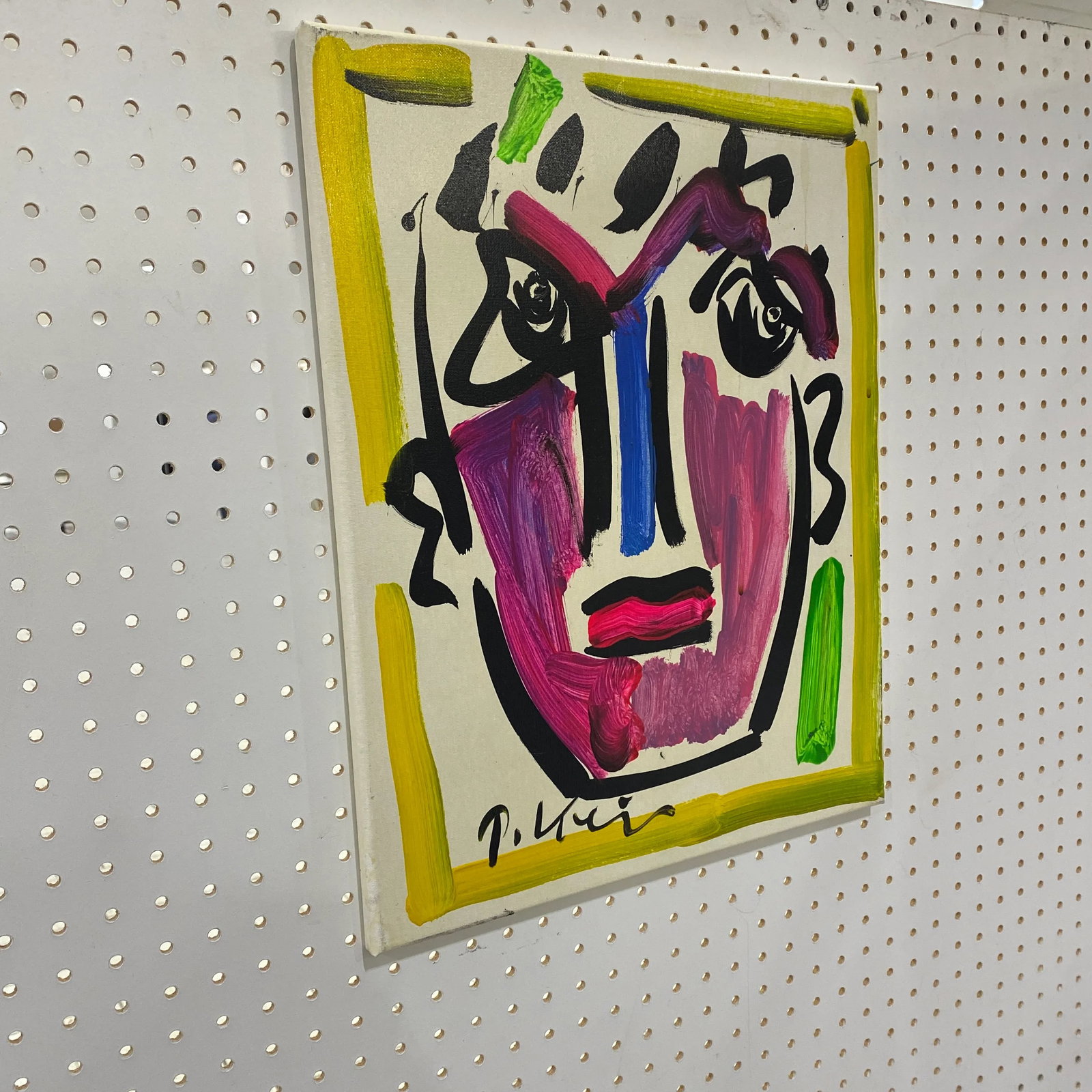 Vintage Abstract Portraiture; Original Artwork by Peter Robert Keil - 2