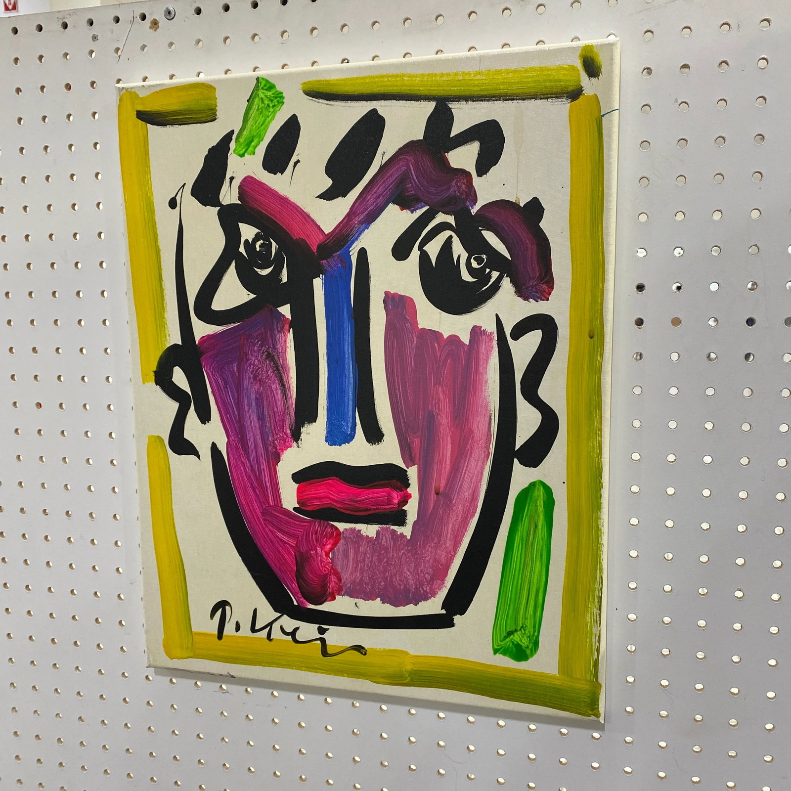 Vintage Abstract Portraiture; Original Artwork by Peter Robert Keil - 3