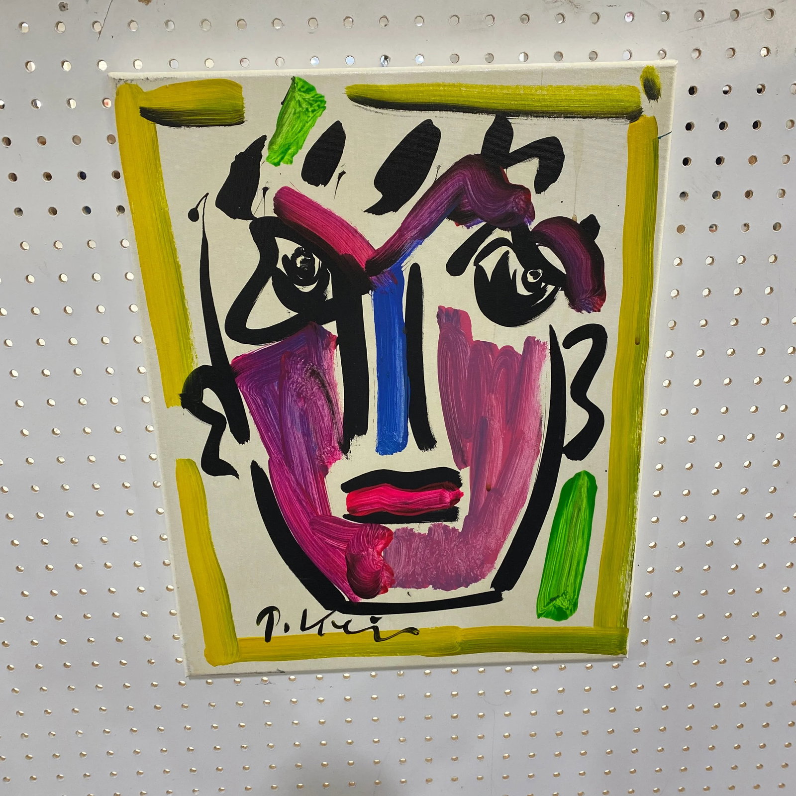 Vintage Abstract Portraiture; Original Artwork by Peter Robert Keil - 5