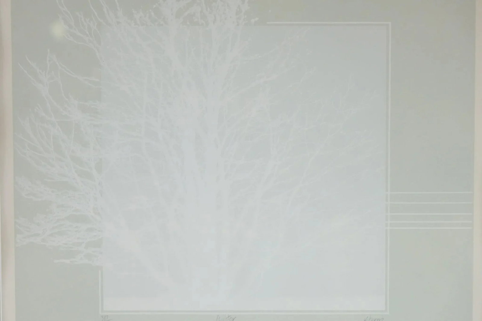 Late 20th Century Winter Lithograph Signed - 5