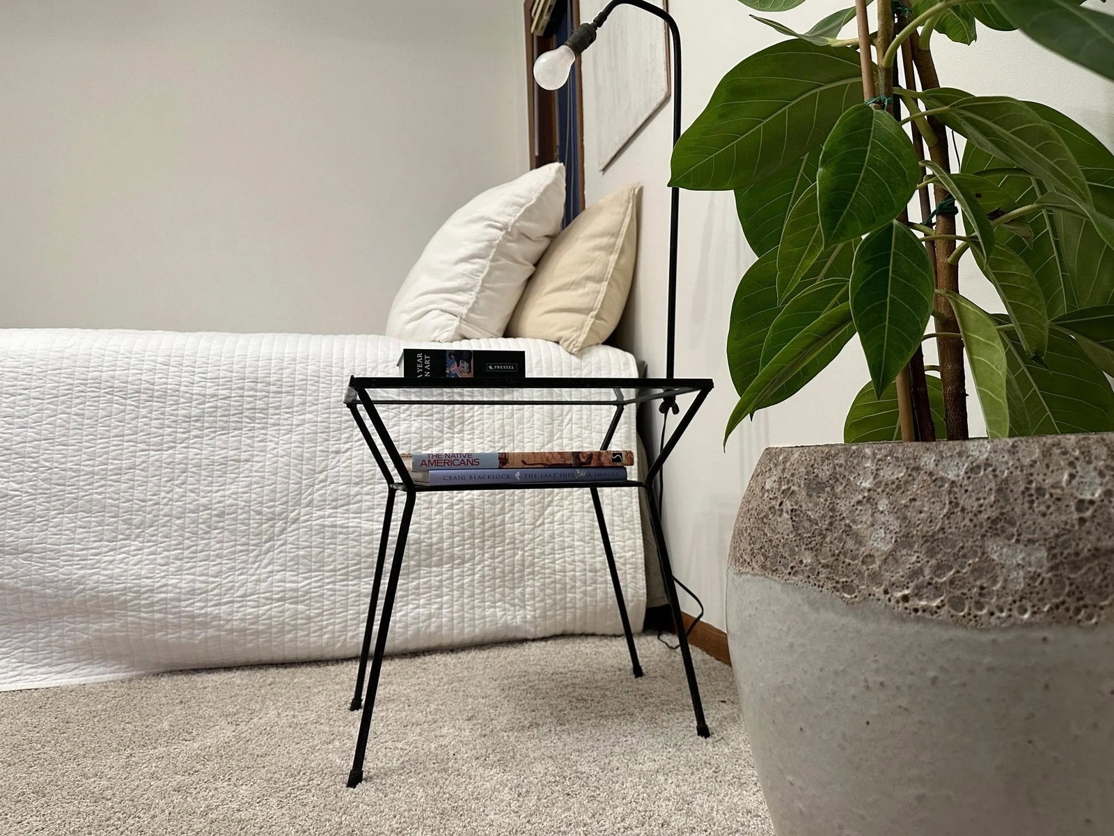 1950s Mid Century End Table Lamp, Paul McCobb George Nelson Style - 7