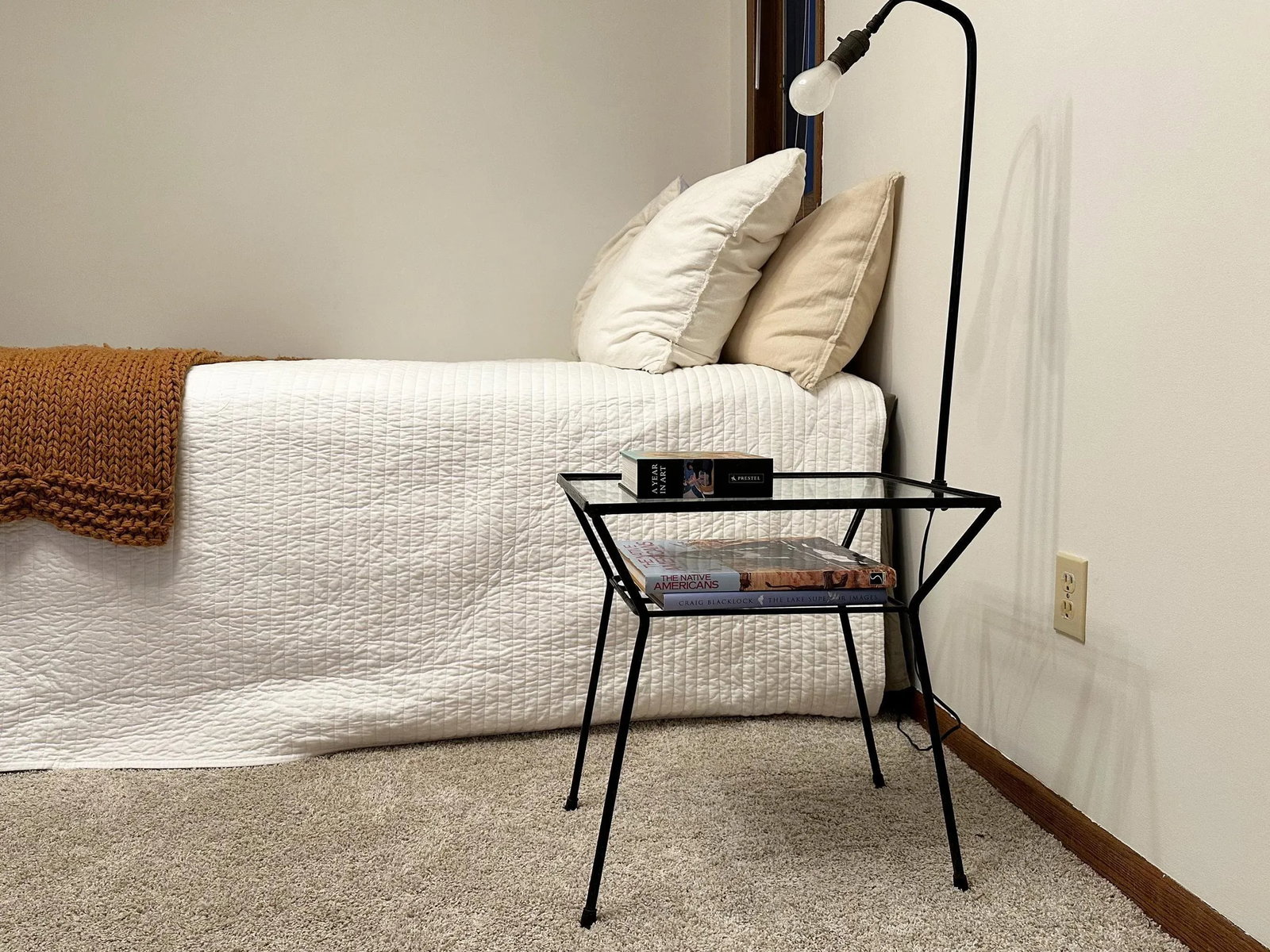 1950s Mid Century End Table Lamp, Paul McCobb George Nelson Style - 8