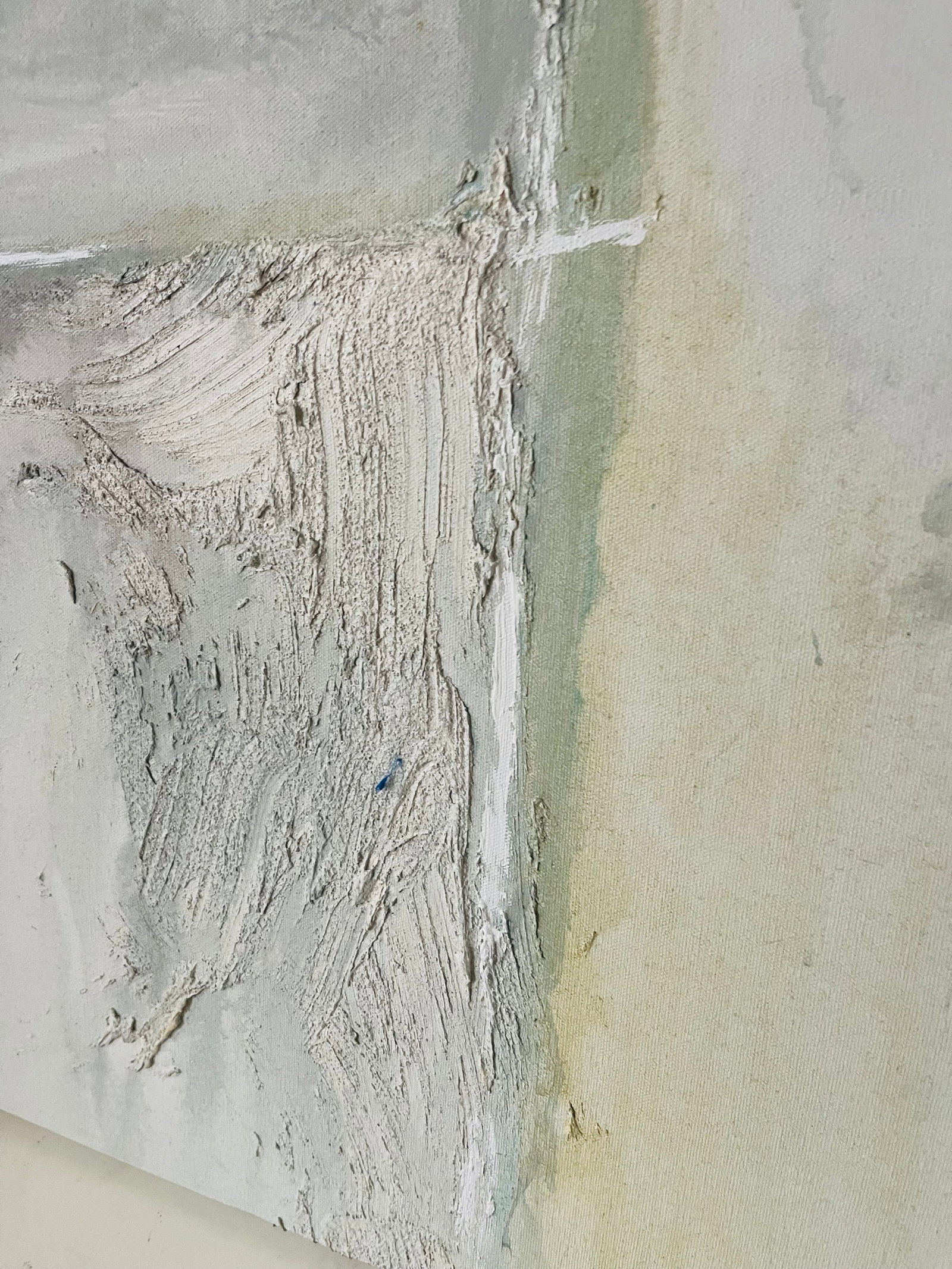 1970s Large Abstract Modern T.W.Stewart Oil on Canvas Painting - 3