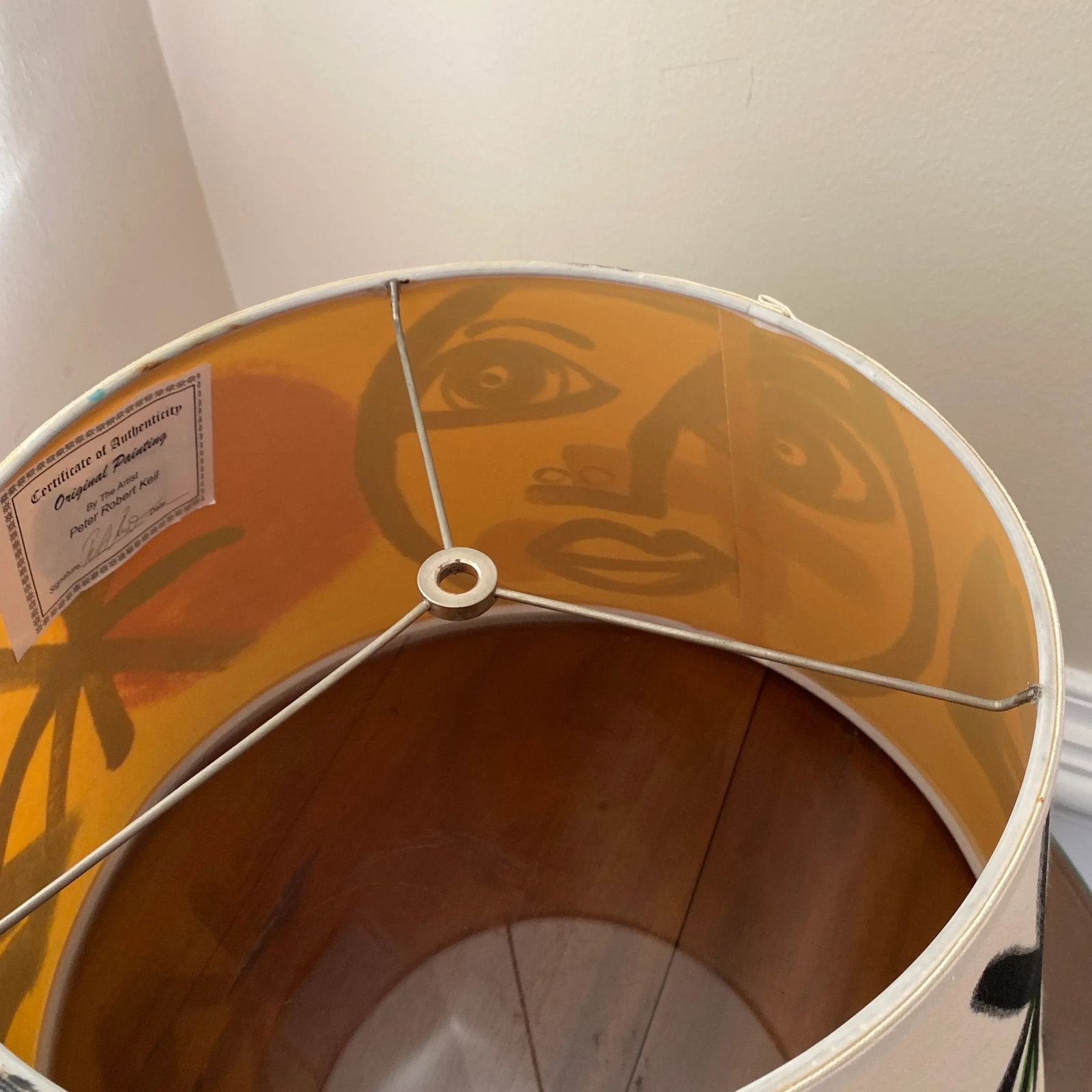 Peter Keil Original Painted Lampshade Sculpture #2 - 7