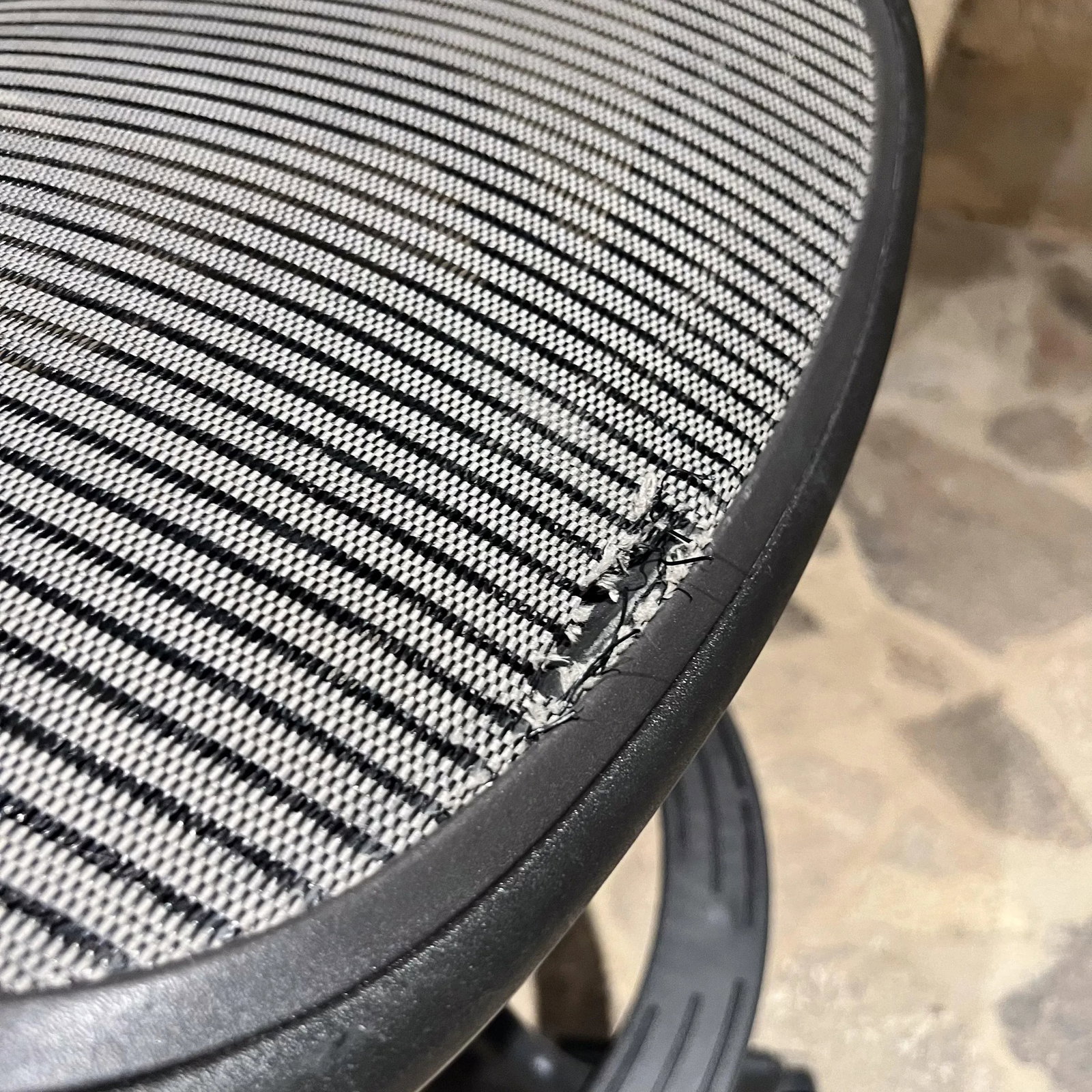 Classic Herman Miller Aeron Mesh Tall Stool Adjustable Office Chair - 12
