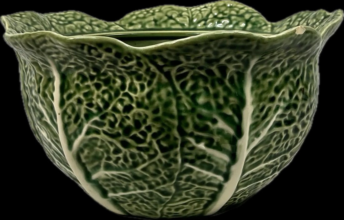 Bordallo Pinheiro Cabbage Leaf Soup Tureen With Lid/Ladle - 4