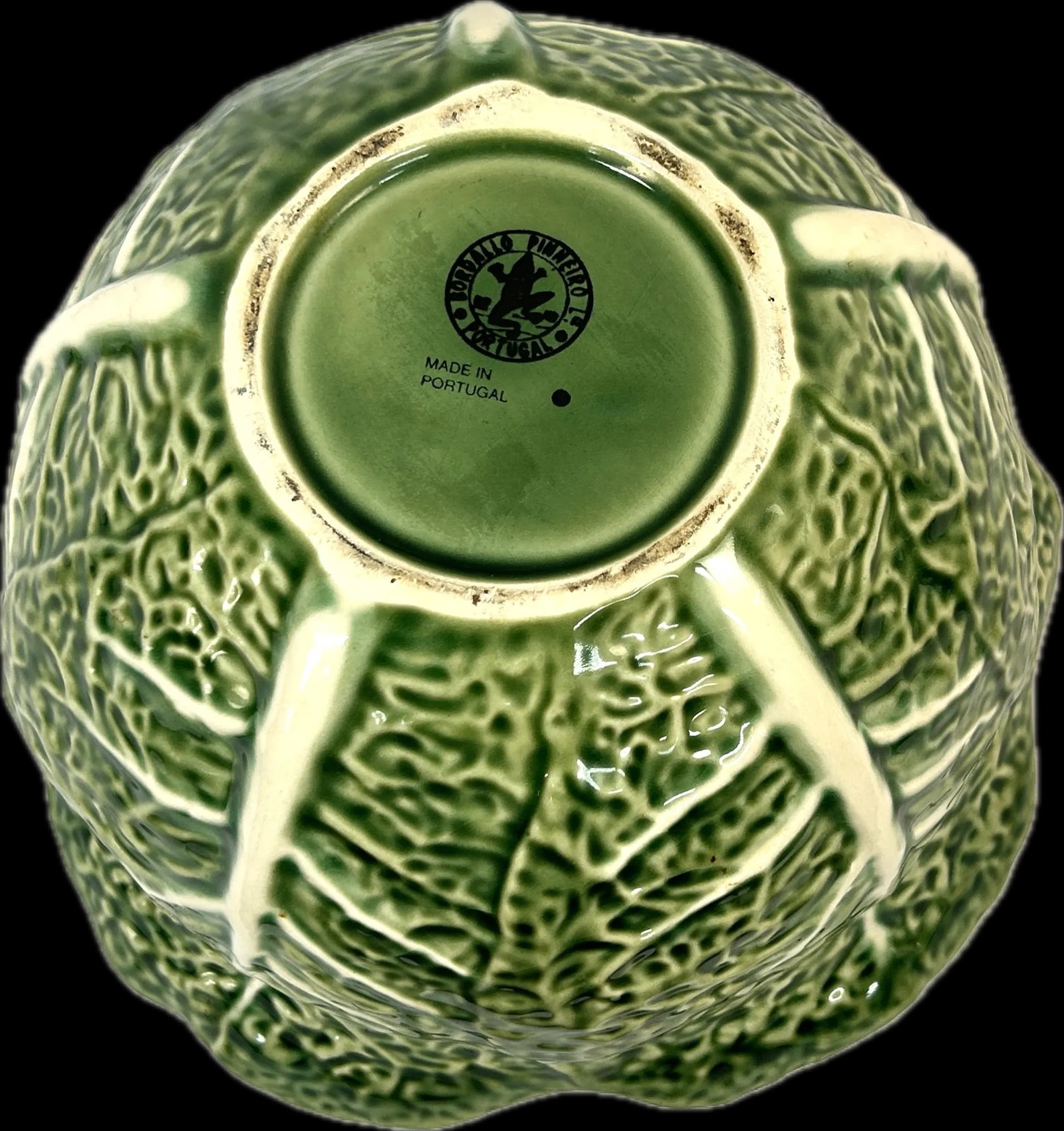 Bordallo Pinheiro Cabbage Leaf Soup Tureen With Lid/Ladle - 6