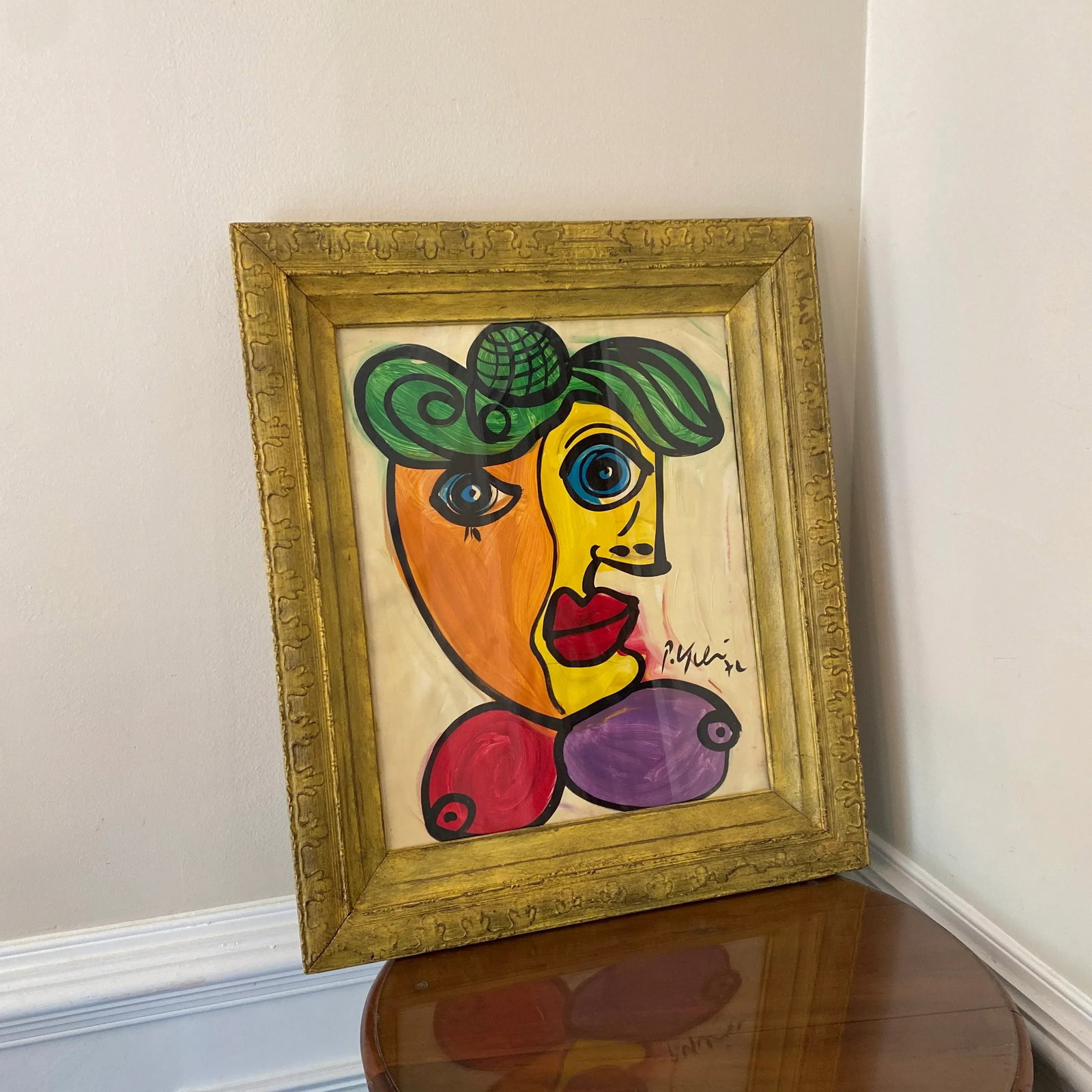 Vintage Cubist Portraiture; Original 1970s Artwork by Peter Robert Keil - 6
