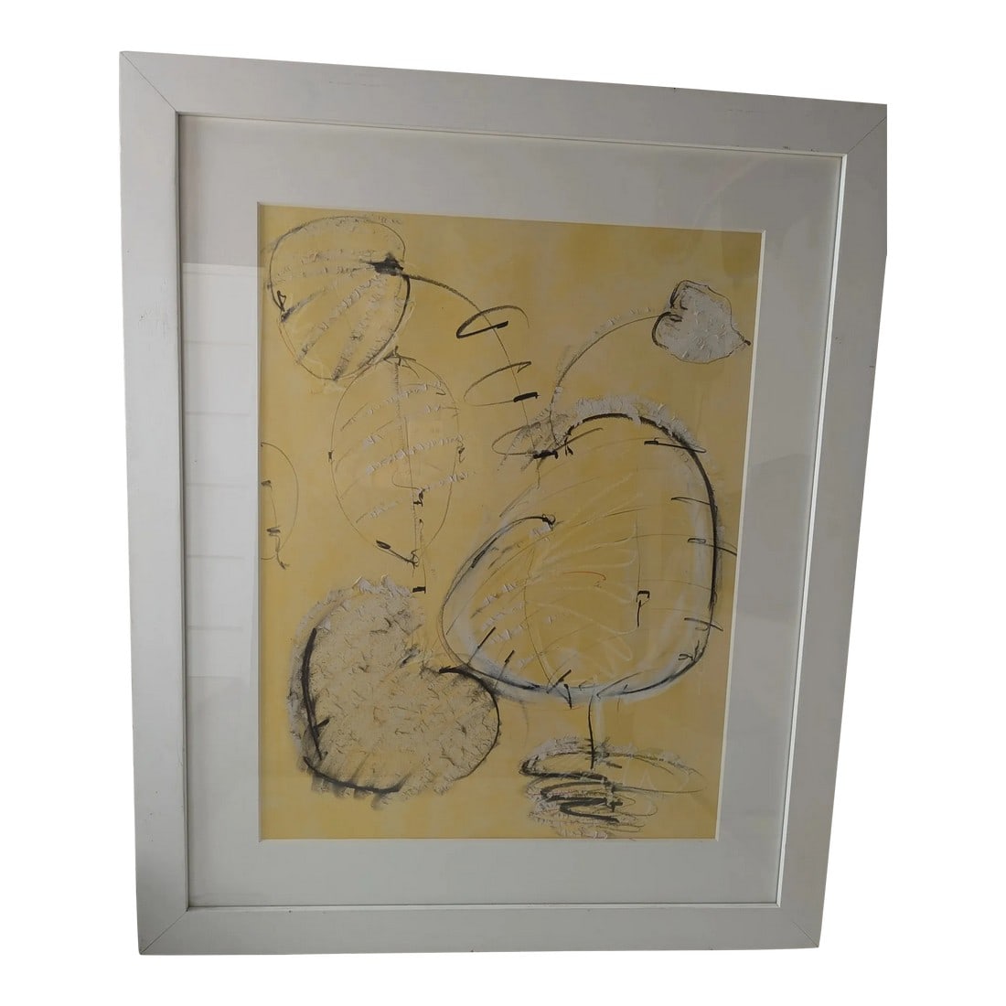 Signed and Framed Robert McCurdy Large Mixed Media Painting From Saks (1 of 8)