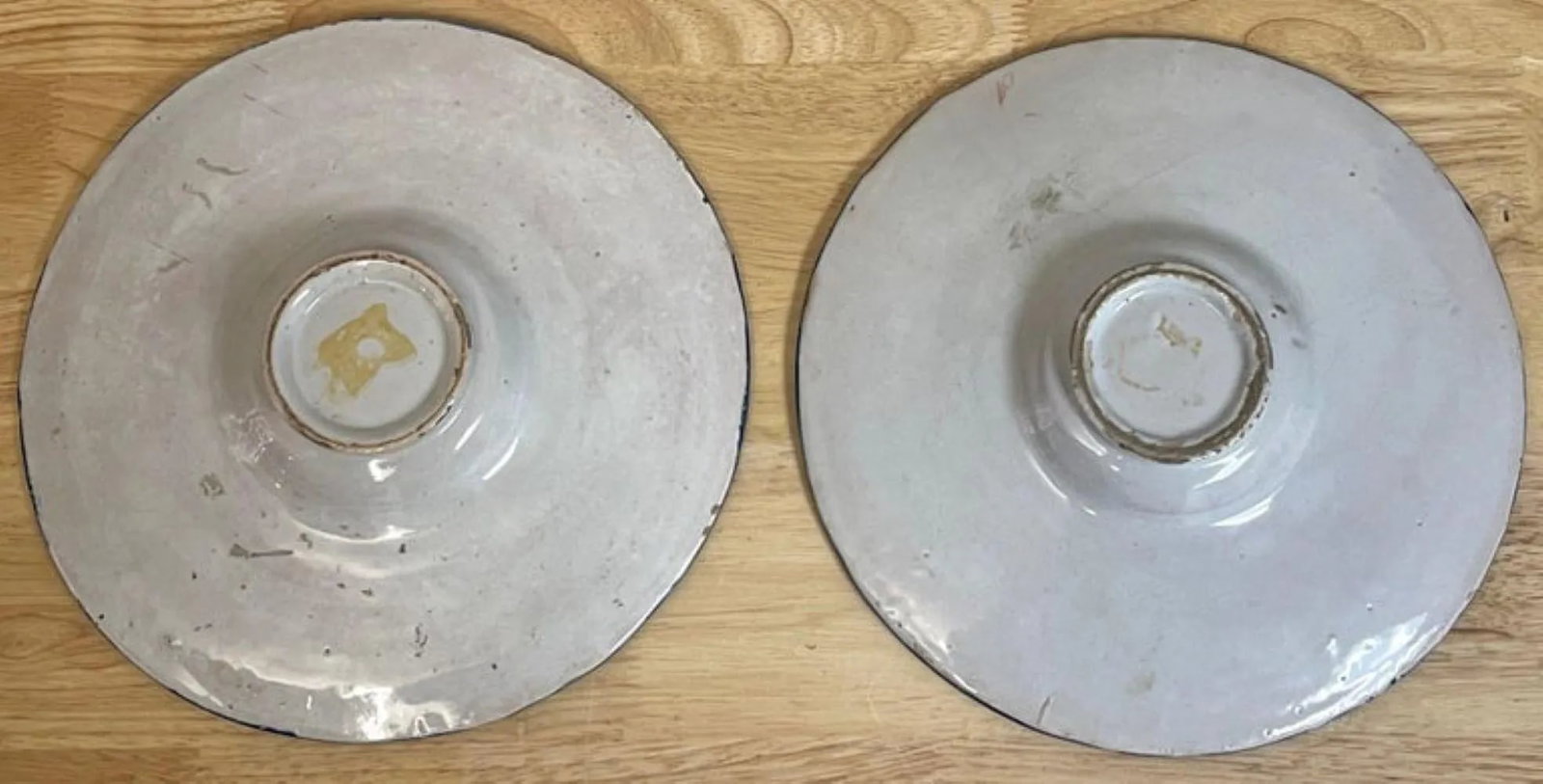 A 19th C Italian Renaissance Style Majolica Portrait Bowls/Plates - a Pair - 3