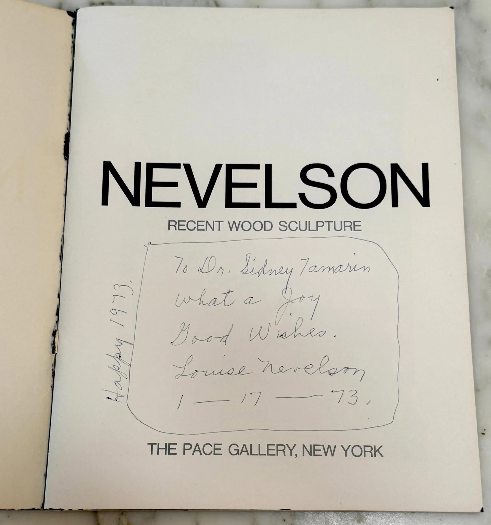 Louise Nevelson Inscribed & Signed Pace Catalog & Print, Nightsphere-Light, 1969 - 5