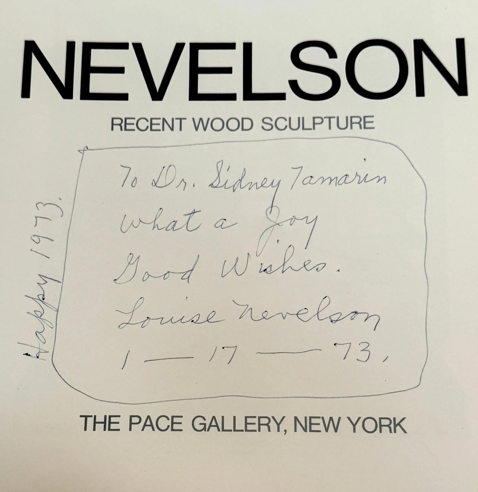 Louise Nevelson Inscribed & Signed Pace Catalog & Print, Nightsphere-Light, 1969 - 6