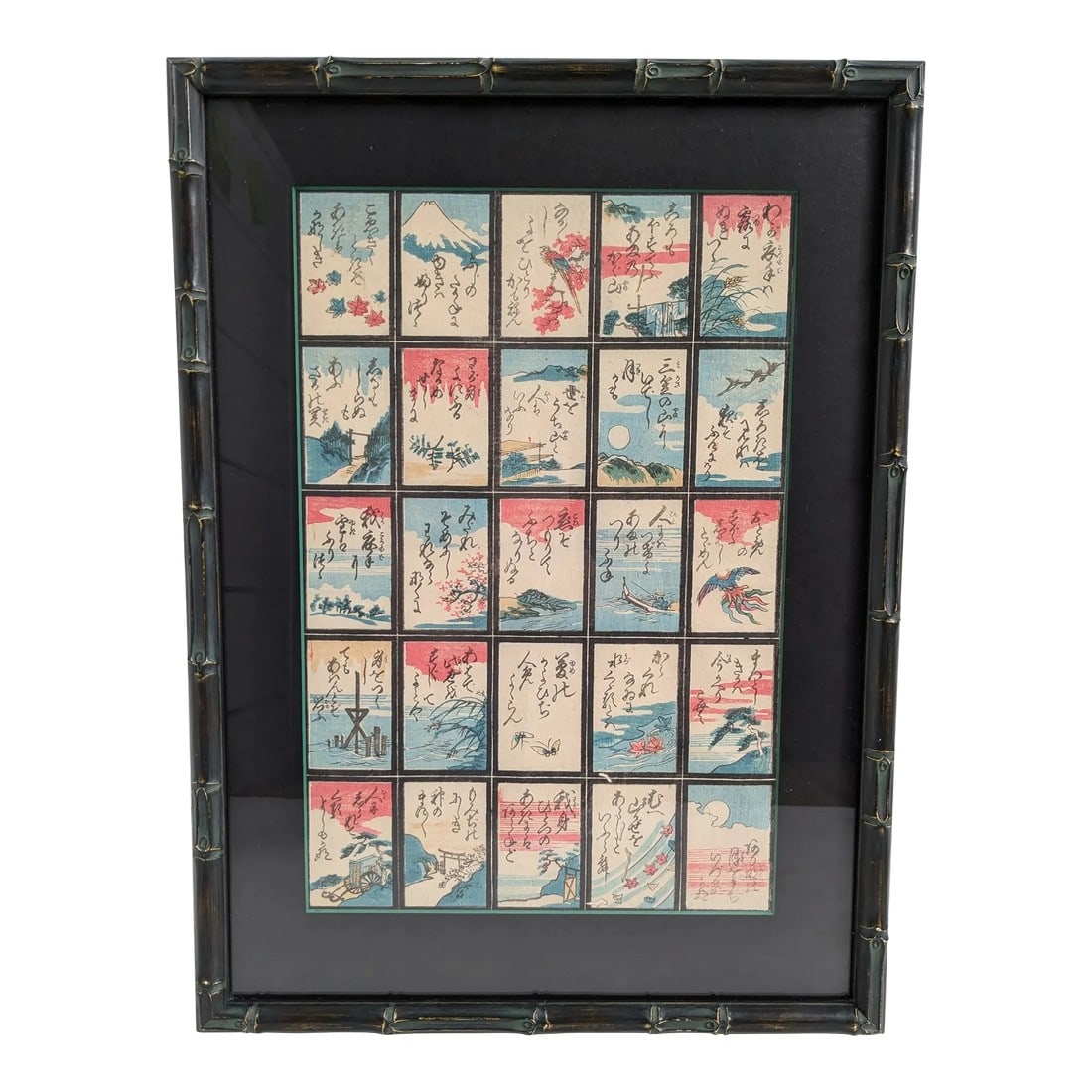 Antique Japanese Woodblock Print Framed Collection: This exquisite collection of antique Japanese woodblock prints offers a timeless glimpse into traditional Japanese artistry and craftsmanship. Each print is intricately hand-carved and hand-pressed,