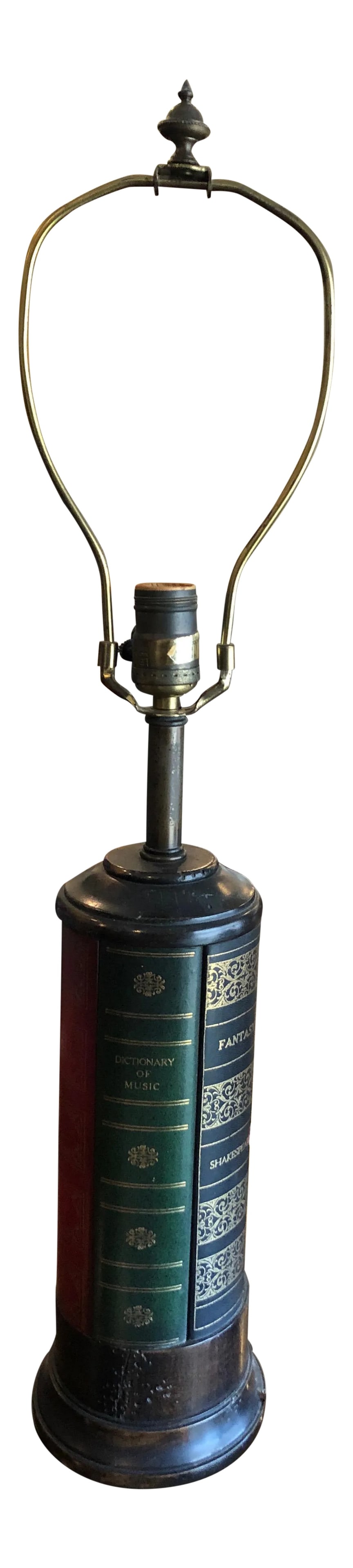 Frederick Cooper Trompe l'Oeil Book Motif Table Lamp (1 of 10)