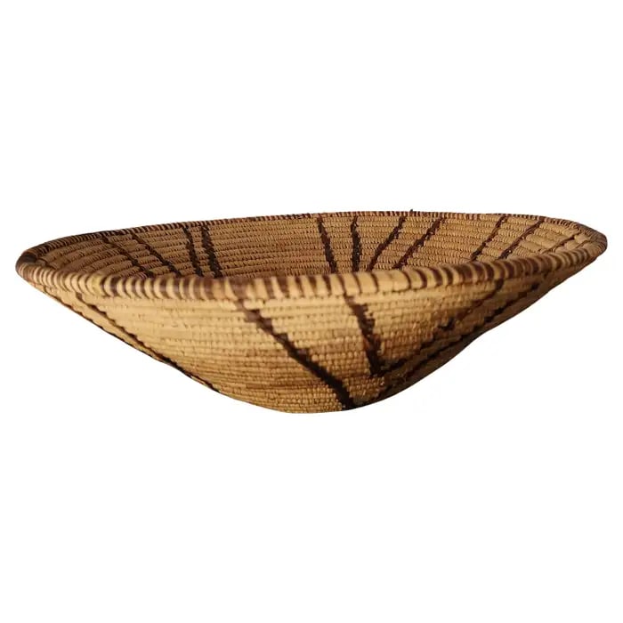1960s Style Native American Handwoven Basket - 2