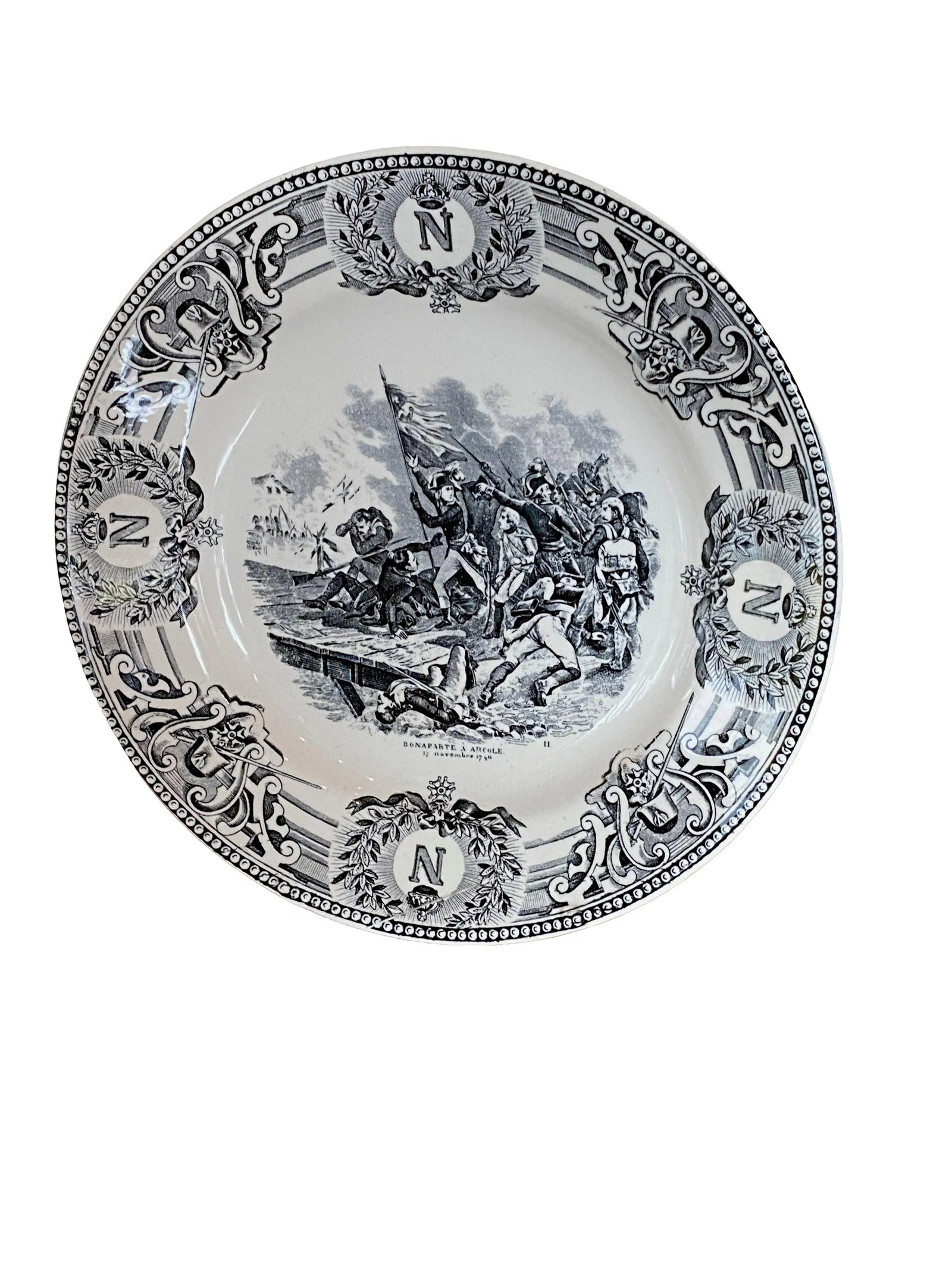 19th Century Boch Freres Napoleonic Plate - 6