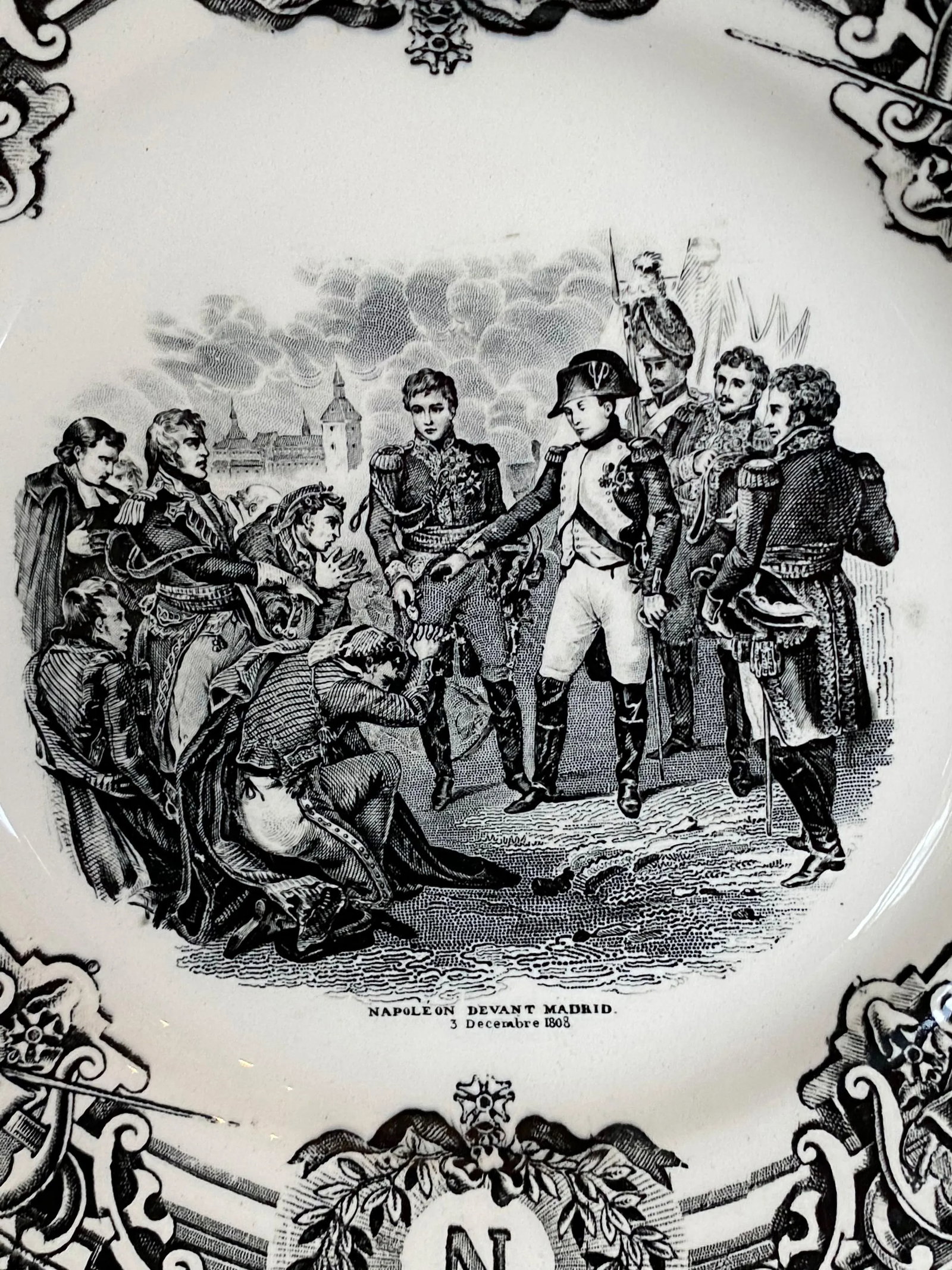 19th Century Boch Freres Napoleonic Plate - 2