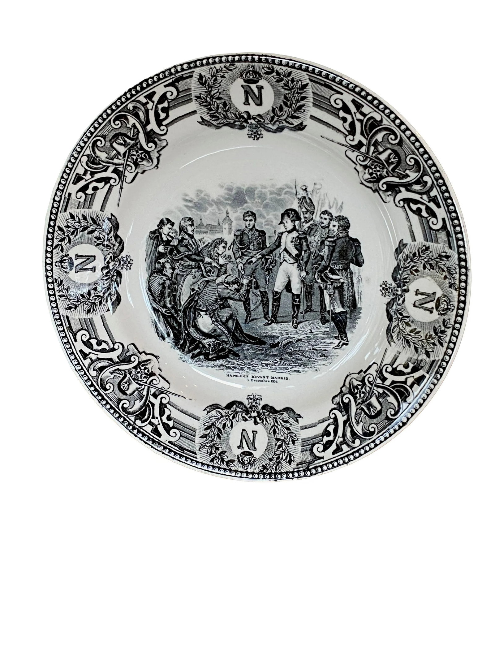 19th Century Boch Freres Napoleonic Plate - 6