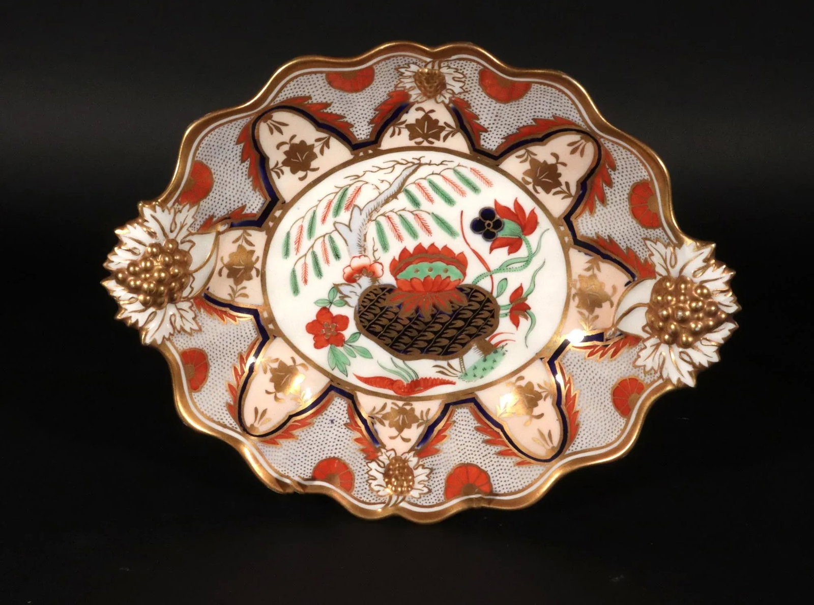 English Porcelain Part Dessert Japan Pattern Service, Hammersley Factory - 3