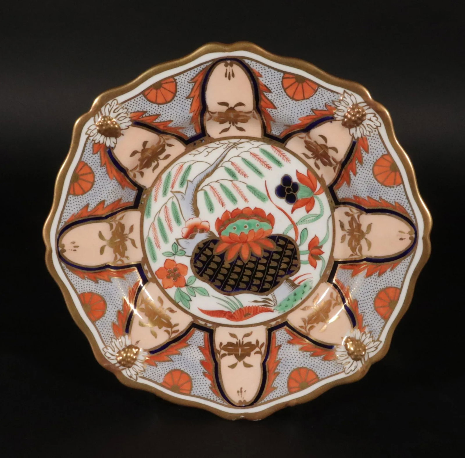 English Porcelain Part Dessert Japan Pattern Service, Hammersley Factory - 5