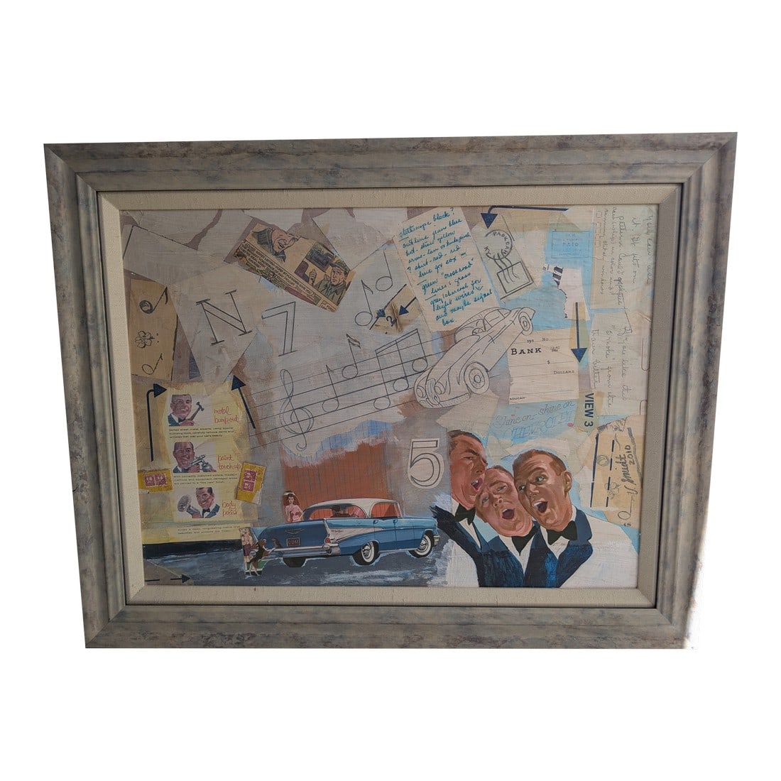 Contemporary Mixed Media Collage – Signed, Framed & Ready to Hang (1 of 9)