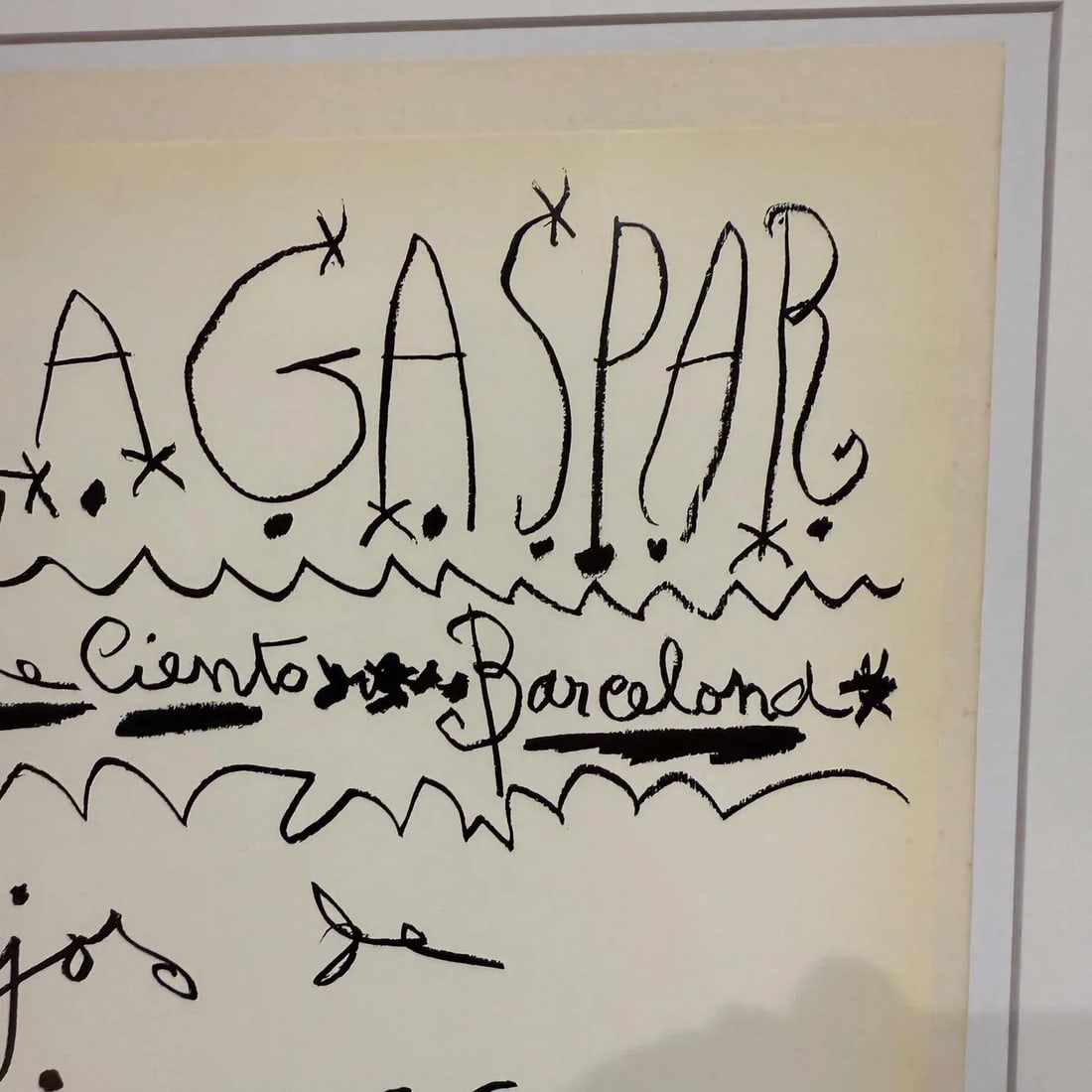 Picasso Poster Original Sala Gaspar 61 Dibujos De Picasso - 5