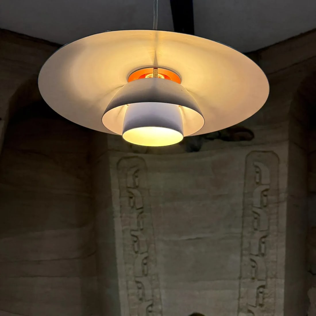 Louis Poulsen Ph4 Poul Henningsen Lamp Pendant Chandelier MCM Scandinavian - 4