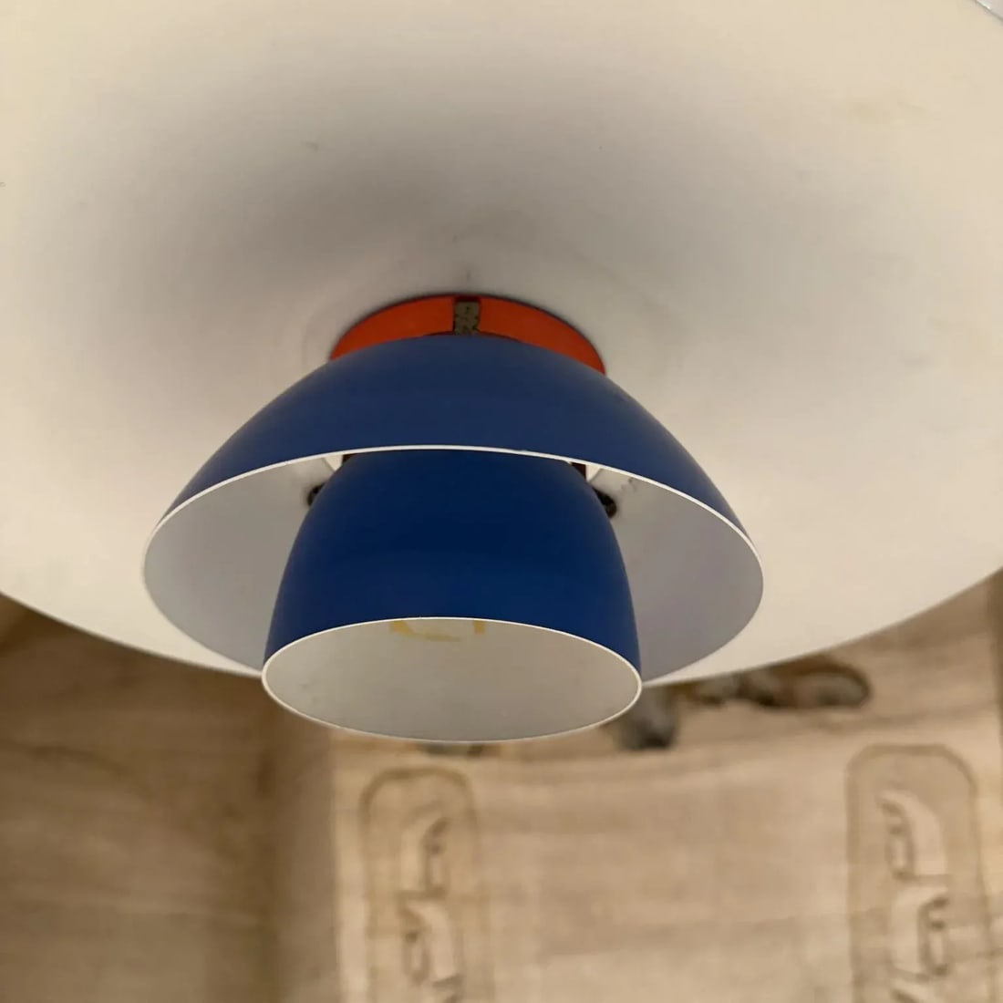 Louis Poulsen Ph4 Poul Henningsen Lamp Pendant Chandelier MCM Scandinavian - 9