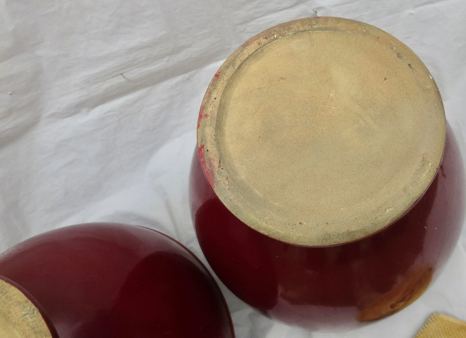 Massive Pair of Robinson Ransbottom Pottery Jardenieres - Pair of 2 - 3