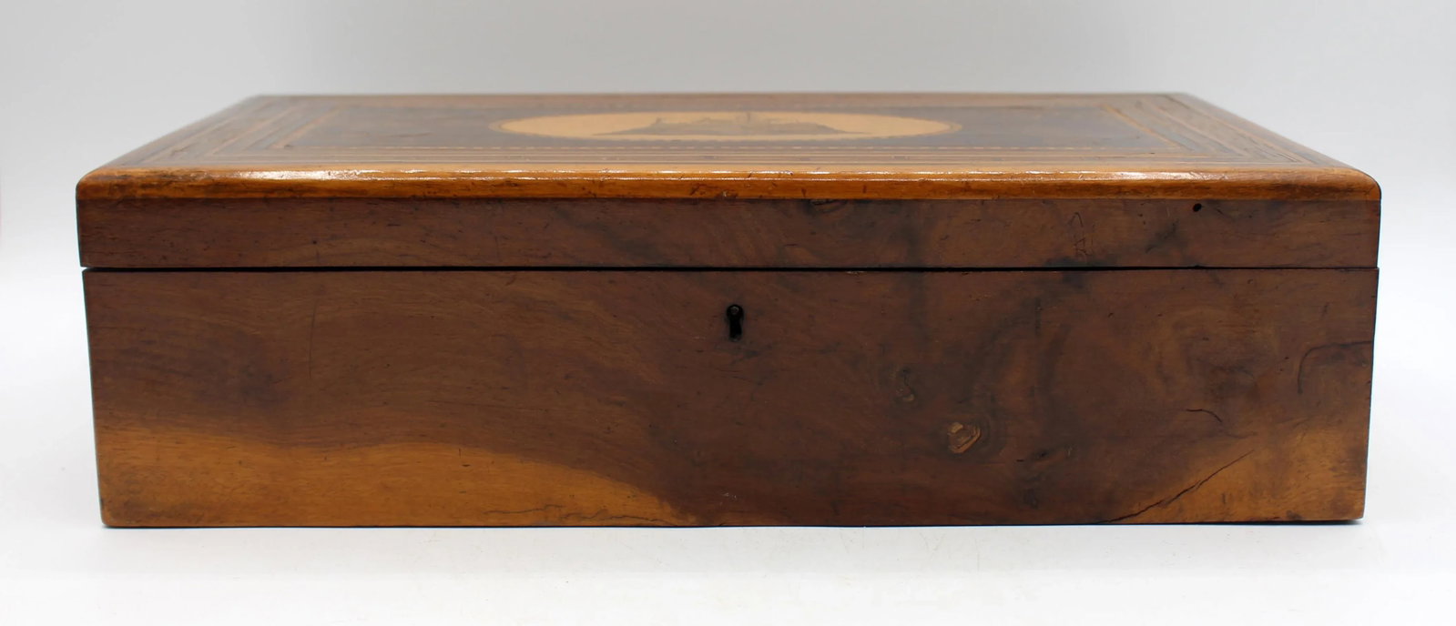 C. 1870 English "Trinity House" Sewing Work Box - 5