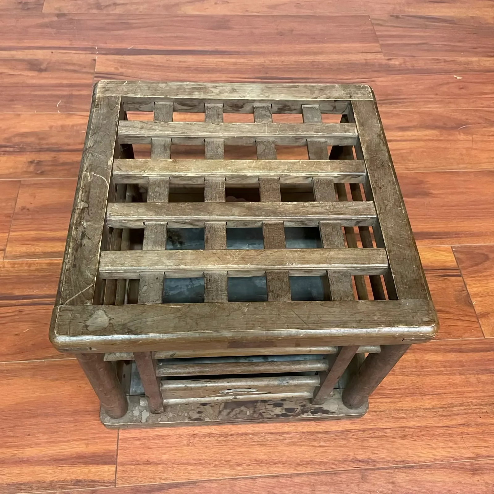 Japanese Vintage Wood Kotatsu Table - 3